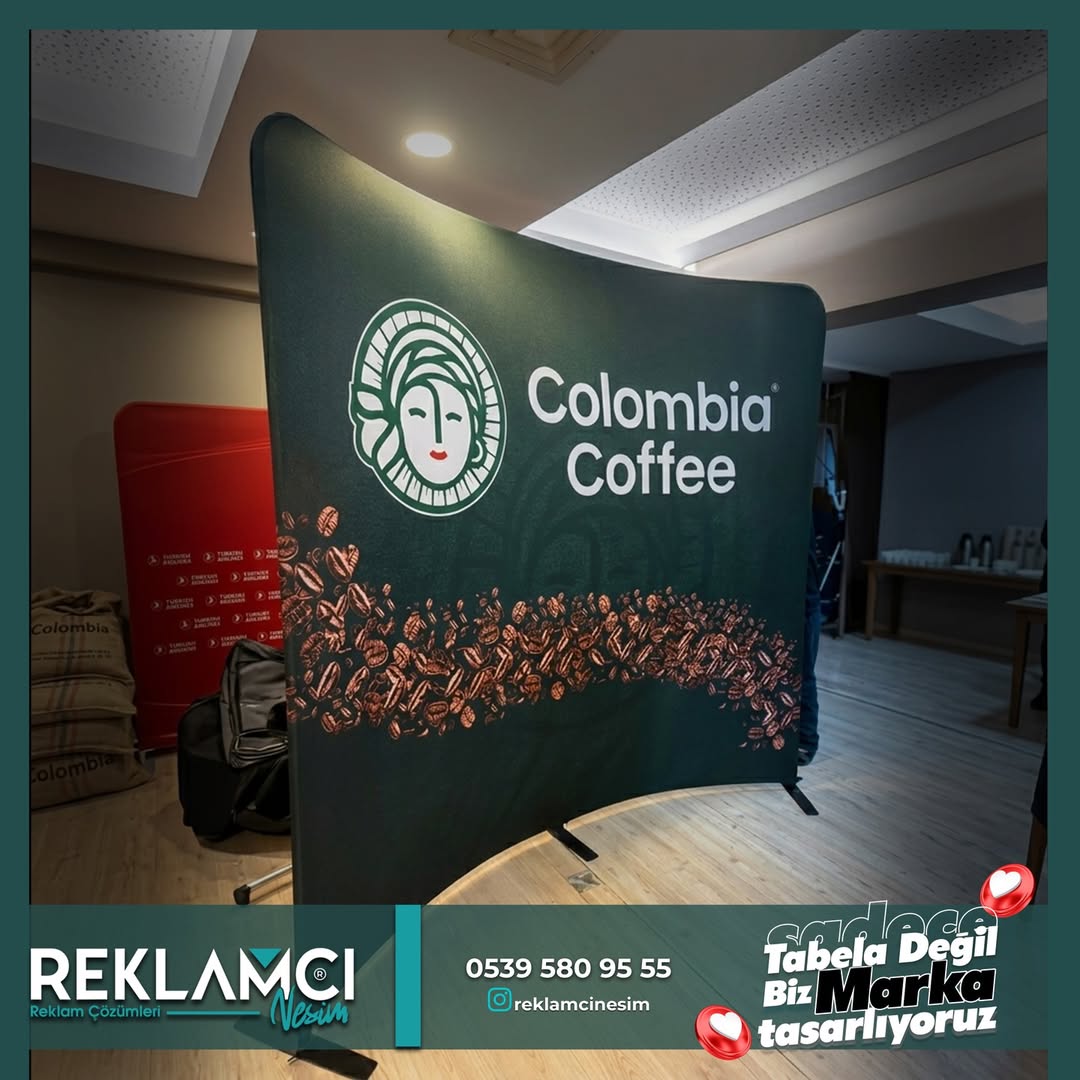 Colombia Coffee dijital baskı uygulaması